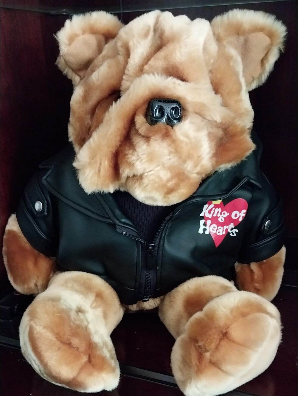Dan Dee Collector's Choice PlushToy Biker Bulldog "King of Hearts"